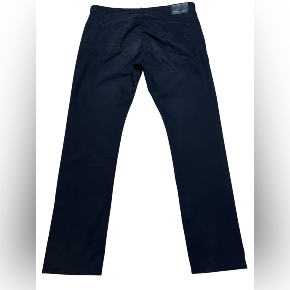 AG Everett Black Jeans Slim Straight Stretch 38 x 34 Adriano Goldschmied - Picture 5 of 10
